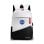 Nasa Bag05 Sac à dos pour ordinateur portable jusqu'à 15,6" Noir-Blanc