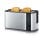 Severin AT 2590 Toaster 2 Scheibe(n) 1400 W Schwarz, Silber