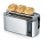 Severin AT 2590 Toaster 2 Scheibe(n) 1400 W Schwarz, Silber