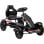 Homcom Go Kart a Pedales Para Niños De 5-12 Años Carga 50 Kg Negro