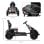 Homcom Go Kart a Pedales Para Niños De 5-12 Años Carga 50 Kg Negro