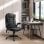 Vinsetto Silla De Masaje Reclinable Con 6 Puntos De Masaje 68x72x110-120cm Negro