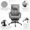 Vinsetto Silla De Oficina Reclinable Con Altura Ajustable 66x76x116-124 Cm Gris