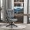 Vinsetto Silla De Masaje Reclinable Con 6 Puntos De Masaje 68x72x110-120 Cm Gris