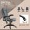 Vinsetto Silla De Masaje Reclinable Con 6 Puntos De Masaje 68x72x110-120 Cm Gris