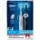 Oral-B Pro 3 3900 Duo Lot de 2 brosses à dents électriques avec manche rechargeable Blanc/Noir