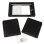 Wand-Rackschrank Lapara 9U 600x450mm FlatPack Schwarz RAL 9004
