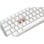 Ducky One 3 Mini Aura White Teclado Mecânico Gaming Switch MX Red RGB PBT Branco