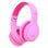 Cuffie Bluetooth per bambini Cool Kids con limitatore di volume rosa