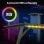 Tempest Sanctuary Mesa Gaming 160x75cm RGB Negra