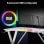 Tempest Shelter White Mesa Gaming 120x60cm RGB Blanca