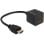 DeLOCK 65226 cavo e adattatore video HDMI tipo A (Standard) 2 x HDMI Nero