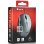NGS Moth Gray Ratón con Adaptador USB-C 1600 DCPI Gris
