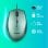 NGS Moth Ice Ratón con Adaptador USB-C 1600 DCPI Azul