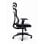 Euromof Cali Silla de Oficina Ergonómica con Cabezal de Malla Negra