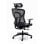 Euromof Cali Silla de Oficina Ergonómica con Cabezal de Malla Negra