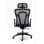 Euromof Cali Silla de Oficina Ergonómica con Cabezal de Malla Negra