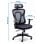Euromof Cali Silla de Oficina Ergonómica con Cabezal de Malla Negra