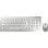 Tastiera CHERRY DW 8000 Mouse incluso RF wireless QWERTZ Argento tedesco, Bianco