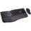Kensington Pro Fit Ergo Pack Clavier Bluetooth sans fil Noir Disposition Anglais UK + Souris