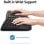 Kensington Pro Fit Ergo Pack Clavier Bluetooth sans fil Noir Disposition Anglais UK + Souris