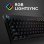 Logitech G213 Prodigy Teclado Gaming RGB Preto Layout QWERTY Inglês USA