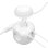 Aisens Regleta Multifunción con 4 Tomas + Qc3.0 con Luz Nocturna 1.8m Blanco