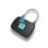 Klack Smart Fingerprint Cadeado com Sensor de Impressão Digital para Bloqueio e Desbloqueio