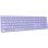 Rapoo E9800M Tastiera wireless Qwerty multimodale ultrasottile viola