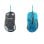Mouse da gioco ottico USB ambidestro Xtrfy M42 16000 DPI blu