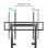TooQ Hiperión Soporte de Suelo/Pared Fijo para Pantallas 55"-100" VESA 800x600 Peso Max. 120Kg Negro
