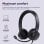 Trust Ayda Auriculares USB ENC con Micrófono con Cancelación de Ruido Negros