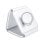 Klack Estação de Carga e Carregador Sem Fios 3-em-1 15W Branco