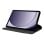 Étui en similicuir lisse noir cool pour Samsung Galaxy Tab A9 X110