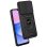 Coque rigide noire avec anneau pour Samsung A155 Galaxy A15/A15 5G