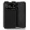 Étui à rabat de type livre lisse noir cool pour Huawei Honor X7B