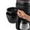 Melitta AromaFresh Therm Pro Filterkaffeemaschine mit Mahlwerk, 8 Tassen, schwarz
