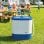 Briebe WM1140 Mini machine à laver centrifuge portable avec 2 compartiments 3 kg gris/blanc
