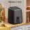 Aigostar Freidora de Aire sin Aceite 2L 1200W Negra