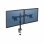 Fellowes Reflex 8502601 Supporto Doppio Monitor Scrivania 27" VESA 75x75 a 100x100 Max 8Kg