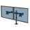 Fellowes Reflex 8502601 Supporto Doppio Monitor Scrivania 27" VESA 75x75 a 100x100 Max 8Kg