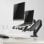 Supporto per laptop con bracci regolabili Maclean Mc-836 VESA 100