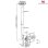 Maclean Mc-504a B Support de Plafond pour TV 23-42" VESA 200 Max 30kg Noir