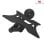 Maclean Mc-504a B Support de Plafond pour TV 23-42" VESA 200 Max 30kg Noir