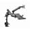 Gembird Ma-da3-02 Doppelmonitor + Laptopständer 17"-32" VESA 100 Max. 8 kg Schwarz