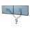 Fellowes Soporte Doble para 2 Monitores 32" VESA 100 Max 8Kg Plateado