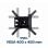 Suporte de parede para TV Premium Full Motion Gembird Wm-55st-01, 32 "-55" (32 kg)