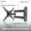 UNYKAch UK1116 Soporte de Pared para Televisión 13-42" VESA 200x200/400x400 Máx 20Kg