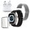 Klack Ultra 9.0 Pro Smartwatch Preto + Bracelete Metálica + Chassis Protectora + Auriculares