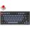 Keychron V1 QMK Teclado Mecánico Fully Assembled Knob Frosted Black K Pro Red